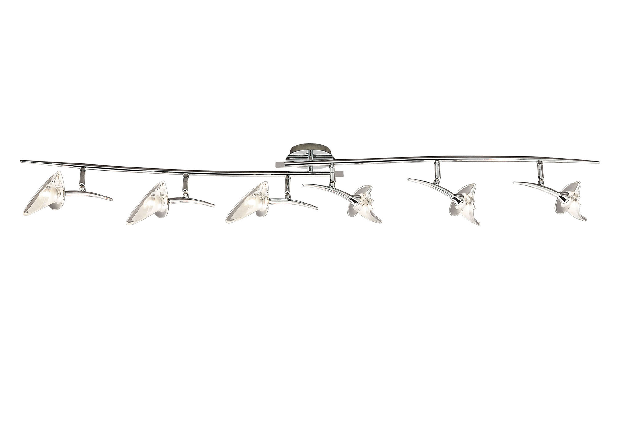 M0319  Flavia Linear Spot Light 6 Light